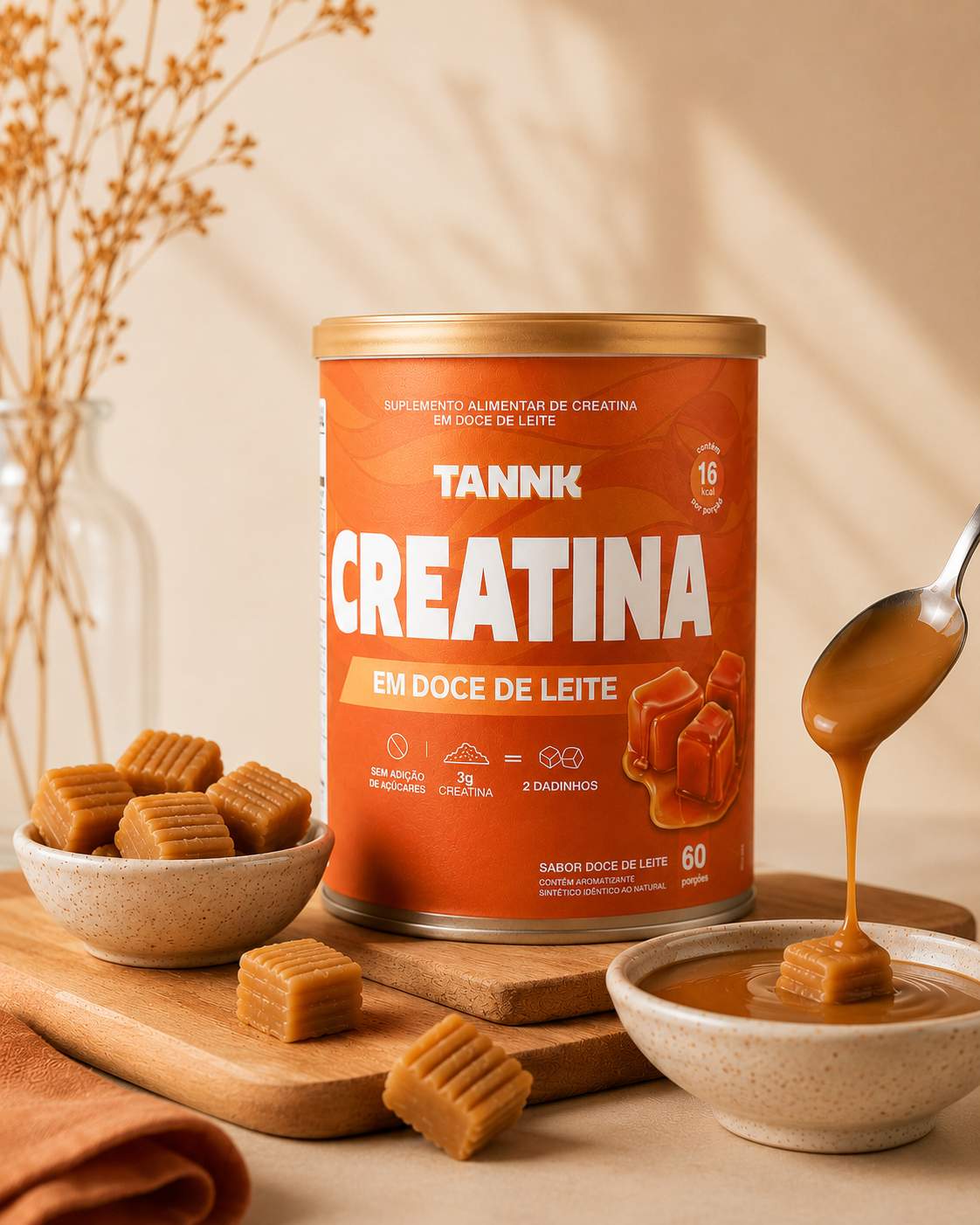 Creatina em Doce de Leite